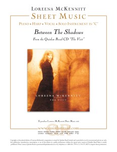 Between The Shadows Sheet Music